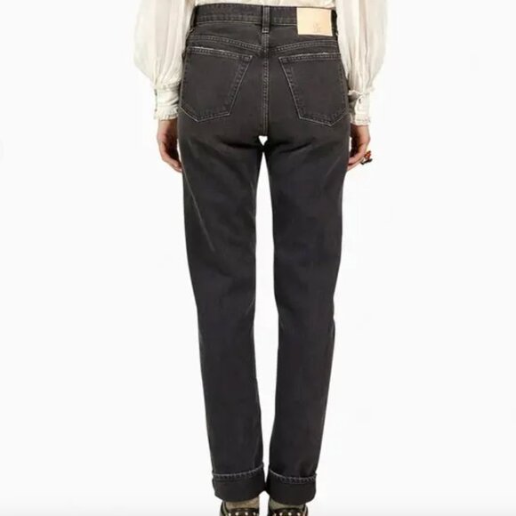 Ulla Johnson Daphne Jean in faded black, NWOT - Picture 2 of 6